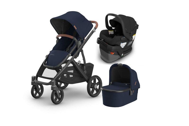 UPPAbaby Vista V3 From Birth Complete Travel System (Stroller + Mesa V3 Infant Car Seat + Bassinet V3)