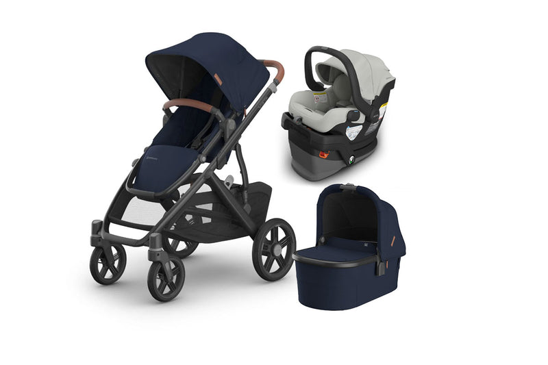 UPPAbaby Vista V3 From Birth Complete Travel System (Stroller + Mesa V3 Infant Car Seat + Bassinet V3)