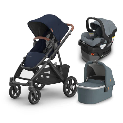 UPPAbaby Vista V3 From Birth Complete Travel System (Stroller + Mesa V3 Infant Car Seat + Bassinet V3)