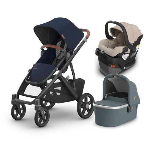 UPPAbaby Vista V3 From Birth Complete Travel System (Stroller + Mesa V3 Infant Car Seat + Bassinet V3)