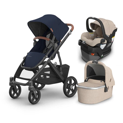 UPPAbaby Vista V3 From Birth Complete Travel System (Stroller + Mesa V3 Infant Car Seat + Bassinet V3)
