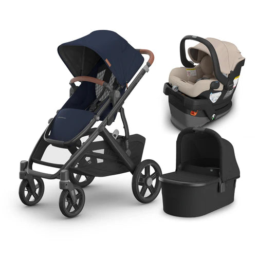 UPPAbaby Vista V3 From Birth Complete Travel System (Stroller + Mesa V3 Infant Car Seat + Bassinet V3)