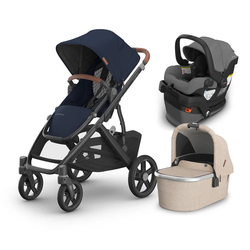 UPPAbaby Vista V3 From Birth Complete Travel System (Stroller + Mesa V3 Infant Car Seat + Bassinet V3)