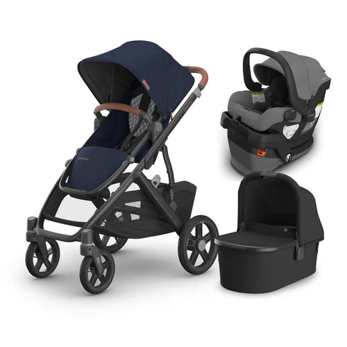 UPPAbaby Vista V3 From Birth Complete Travel System (Stroller + Mesa V3 Infant Car Seat + Bassinet V3)