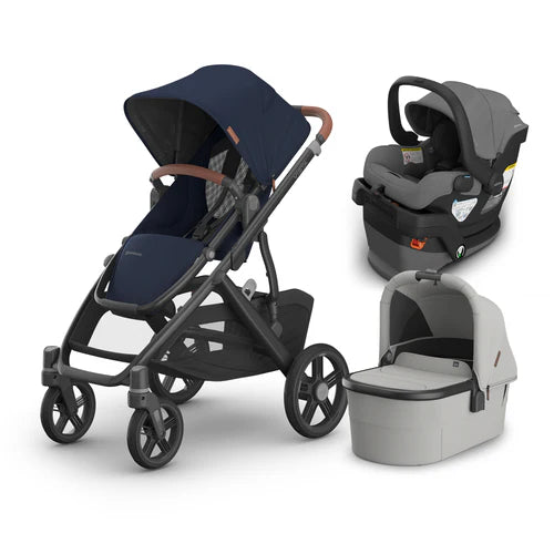 UPPAbaby Vista V3 From Birth Complete Travel System (Stroller + Mesa V3 Infant Car Seat + Bassinet V3)