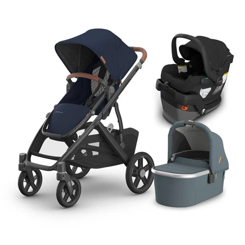 UPPAbaby Vista V3 From Birth Complete Travel System (Stroller + Mesa V3 Infant Car Seat + Bassinet V3)