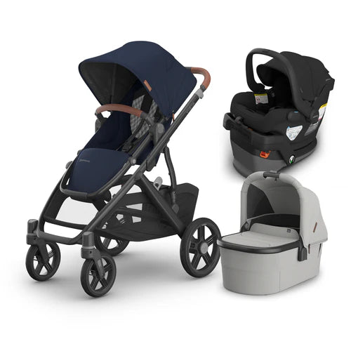 UPPAbaby Vista V3 From Birth Complete Travel System (Stroller + Mesa V3 Infant Car Seat + Bassinet V3)