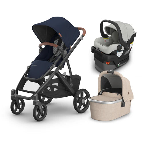 UPPAbaby Vista V3 From Birth Complete Travel System (Stroller + Mesa V3 Infant Car Seat + Bassinet V3)