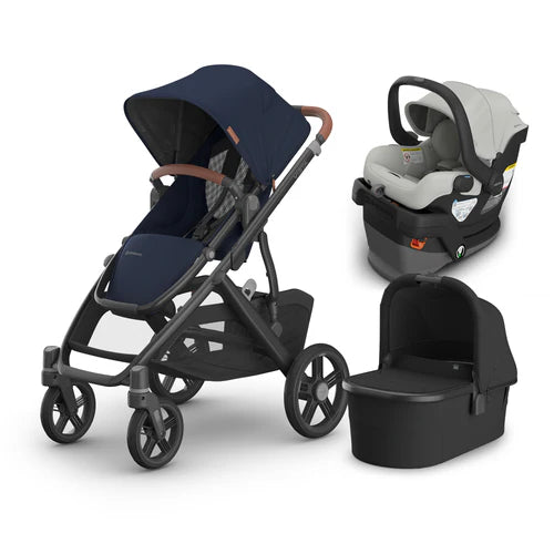 UPPAbaby Vista V3 From Birth Complete Travel System (Stroller + Mesa V3 Infant Car Seat + Bassinet V3)