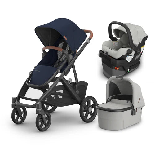 UPPAbaby Vista V3 From Birth Complete Travel System (Stroller + Mesa V3 Infant Car Seat + Bassinet V3)