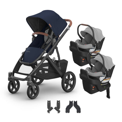 UPPAbaby Vista V3 + Aria Twin Travel System