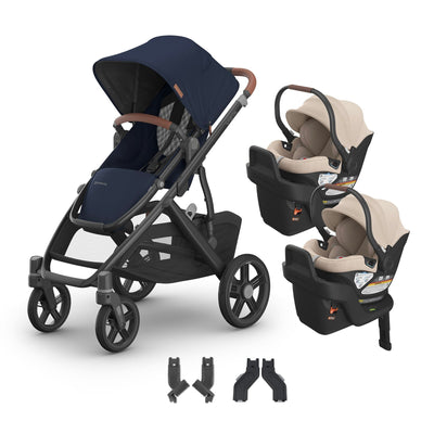 UPPAbaby Vista V3 + Aria Twin Travel System