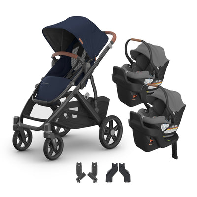 UPPAbaby Vista V3 + Aria Twin Travel System