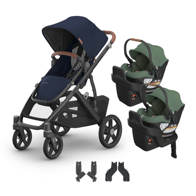 UPPAbaby Vista V3 + Aria Twin Travel System