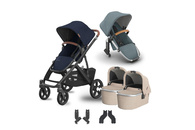 UPPAbaby Vista V3 + Bassinets Twin Bundle