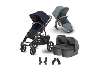UPPAbaby Vista V3 + Bassinets Twin Bundle