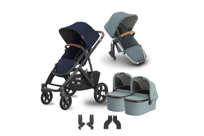 UPPAbaby Vista V3 + Bassinets Twin Bundle