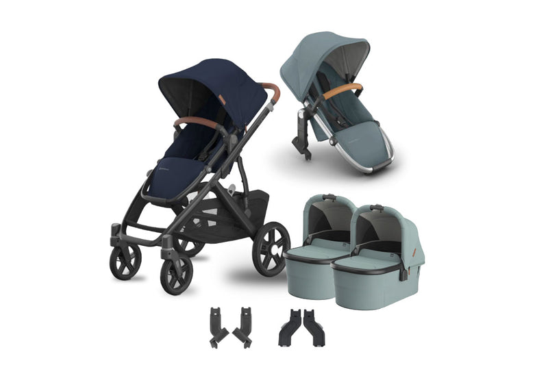 UPPAbaby Vista V3 + Bassinets Twin Bundle