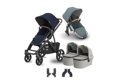 UPPAbaby Vista V3 + Bassinets Twin Bundle
