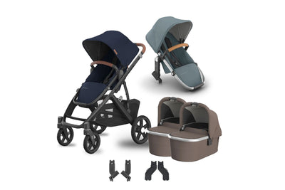 UPPAbaby Vista V3 + Bassinets Twin Bundle