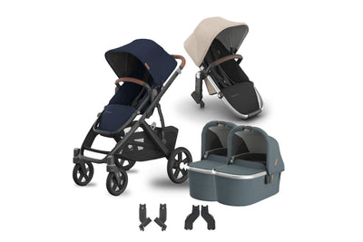 UPPAbaby Vista V3 + Bassinets Twin Bundle