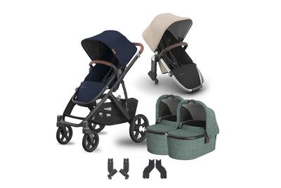UPPAbaby Vista V3 + Bassinets Twin Bundle