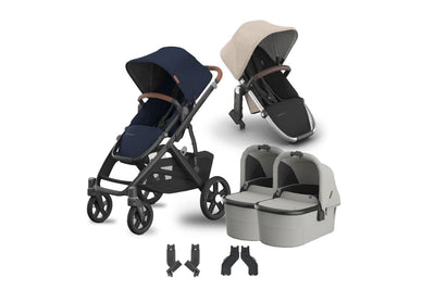 UPPAbaby Vista V3 + Bassinets Twin Bundle