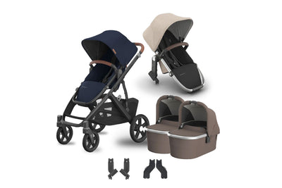 UPPAbaby Vista V3 + Bassinets Twin Bundle