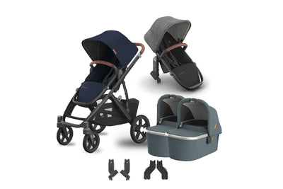 UPPAbaby Vista V3 + Bassinets Twin Bundle