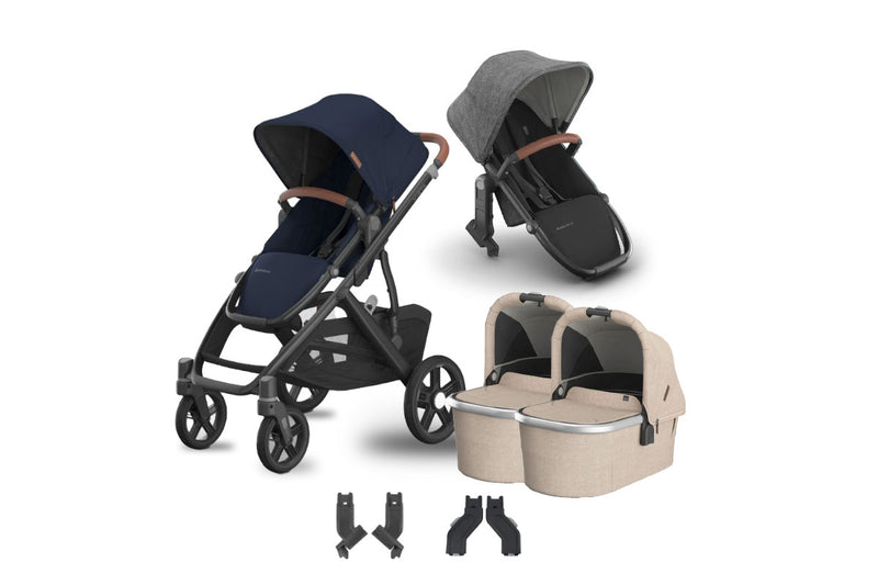 UPPAbaby Vista V3 + Bassinets Twin Bundle