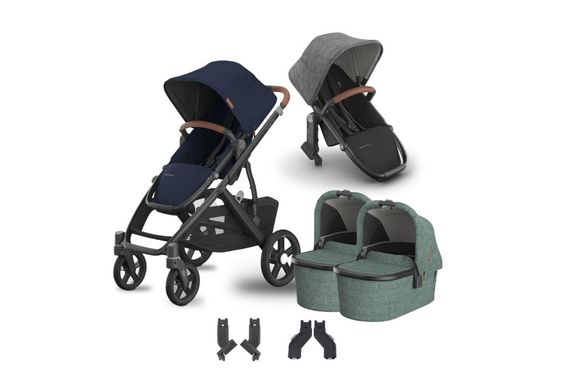UPPAbaby Vista V3 + Bassinets Twin Bundle