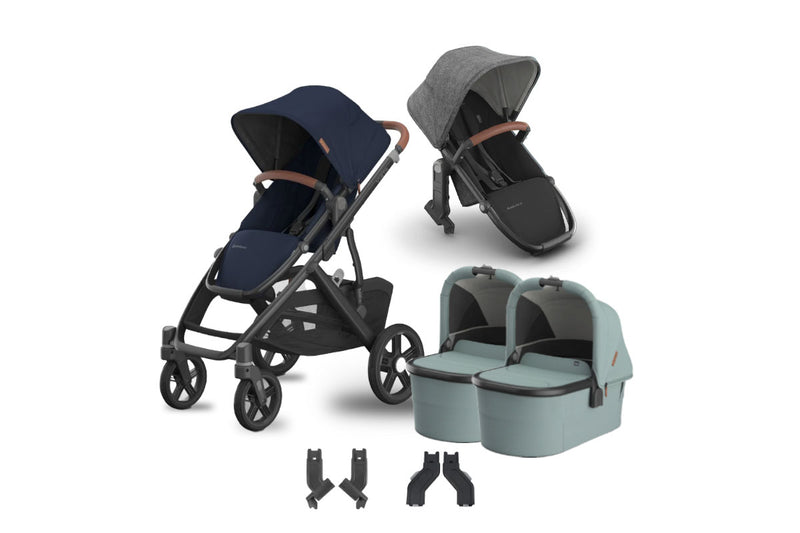UPPAbaby Vista V3 + Bassinets Twin Bundle