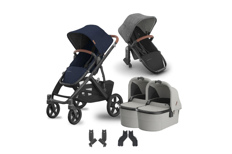 UPPAbaby Vista V3 + Bassinets Twin Bundle