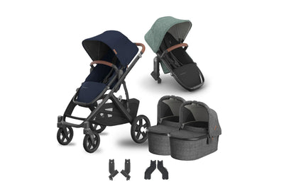 UPPAbaby Vista V3 + Bassinets Twin Bundle