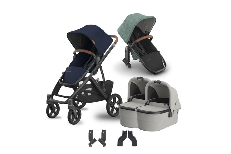 UPPAbaby Vista V3 + Bassinets Twin Bundle