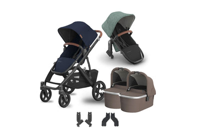 UPPAbaby Vista V3 + Bassinets Twin Bundle