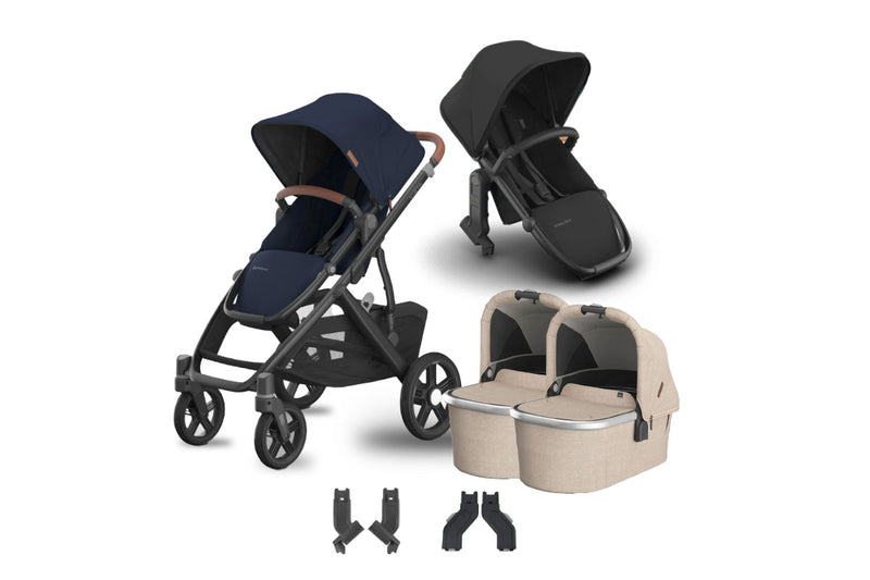 UPPAbaby Vista V3 + Bassinets Twin Bundle