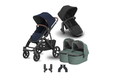 UPPAbaby Vista V3 + Bassinets Twin Bundle