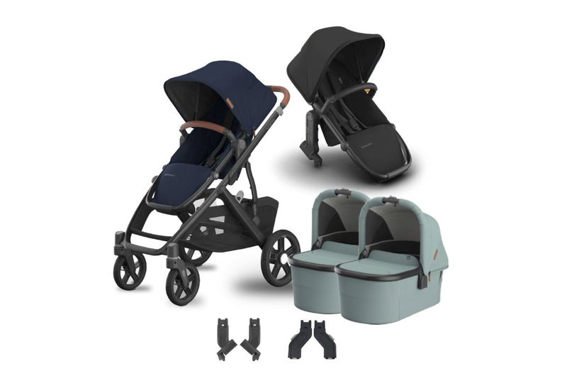 UPPAbaby Vista V3 + Bassinets Twin Bundle