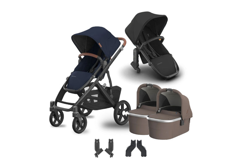 UPPAbaby Vista V3 + Bassinets Twin Bundle
