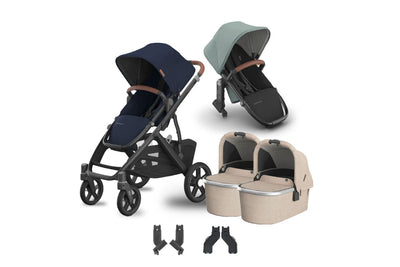 UPPAbaby Vista V3 + Bassinets Twin Bundle