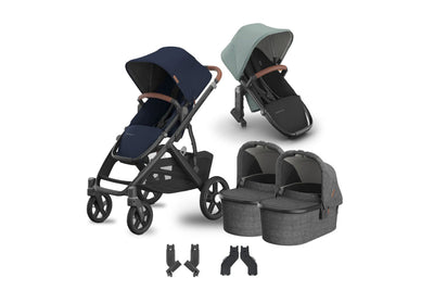 UPPAbaby Vista V3 + Bassinets Twin Bundle