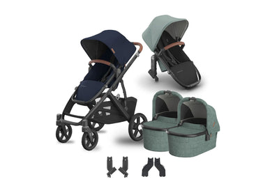 UPPAbaby Vista V3 + Bassinets Twin Bundle