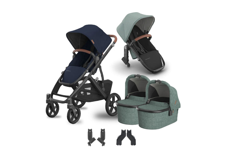UPPAbaby Vista V3 + Bassinets Twin Bundle