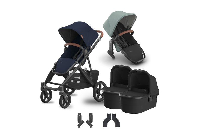 UPPAbaby Vista V3 + Bassinets Twin Bundle