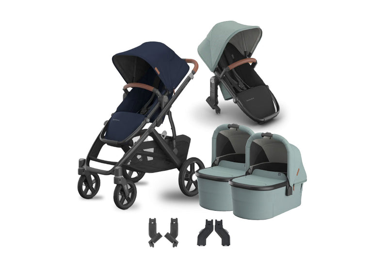 UPPAbaby Vista V3 + Bassinets Twin Bundle