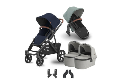 UPPAbaby Vista V3 + Bassinets Twin Bundle