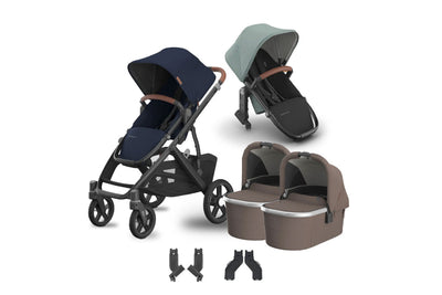UPPAbaby Vista V3 + Bassinets Twin Bundle