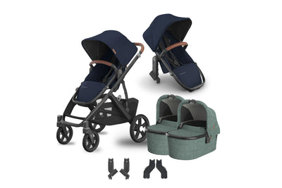 UPPAbaby Vista V3 + Bassinets Twin Bundle