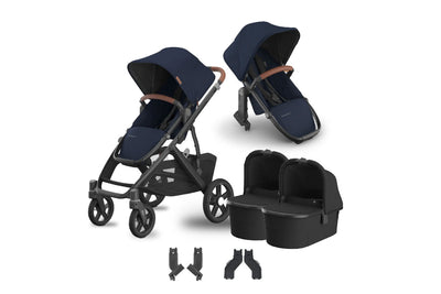 UPPAbaby Vista V3 + Bassinets Twin Bundle